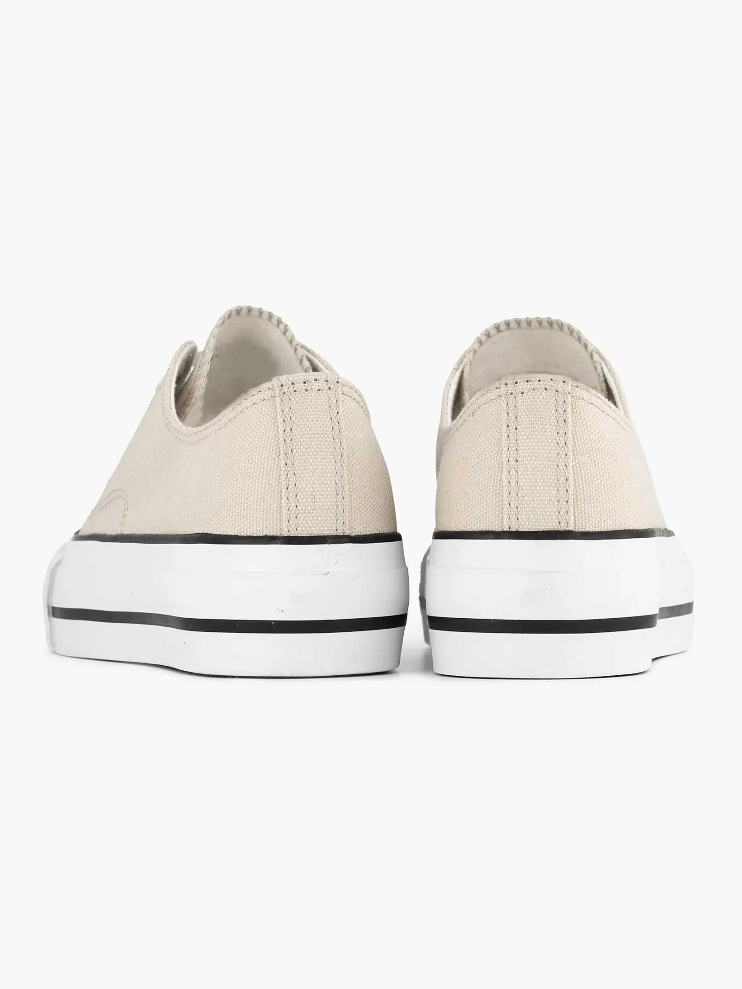 Sale Beige Canvas Sneaker Dames Sneakers