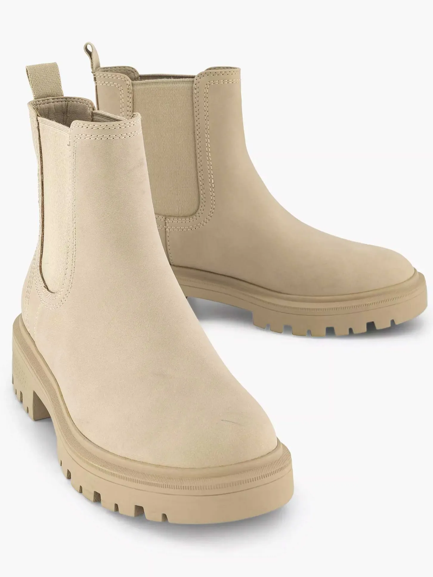 New Beige Chelsea Boot Dames Enkellaarzen & Boots