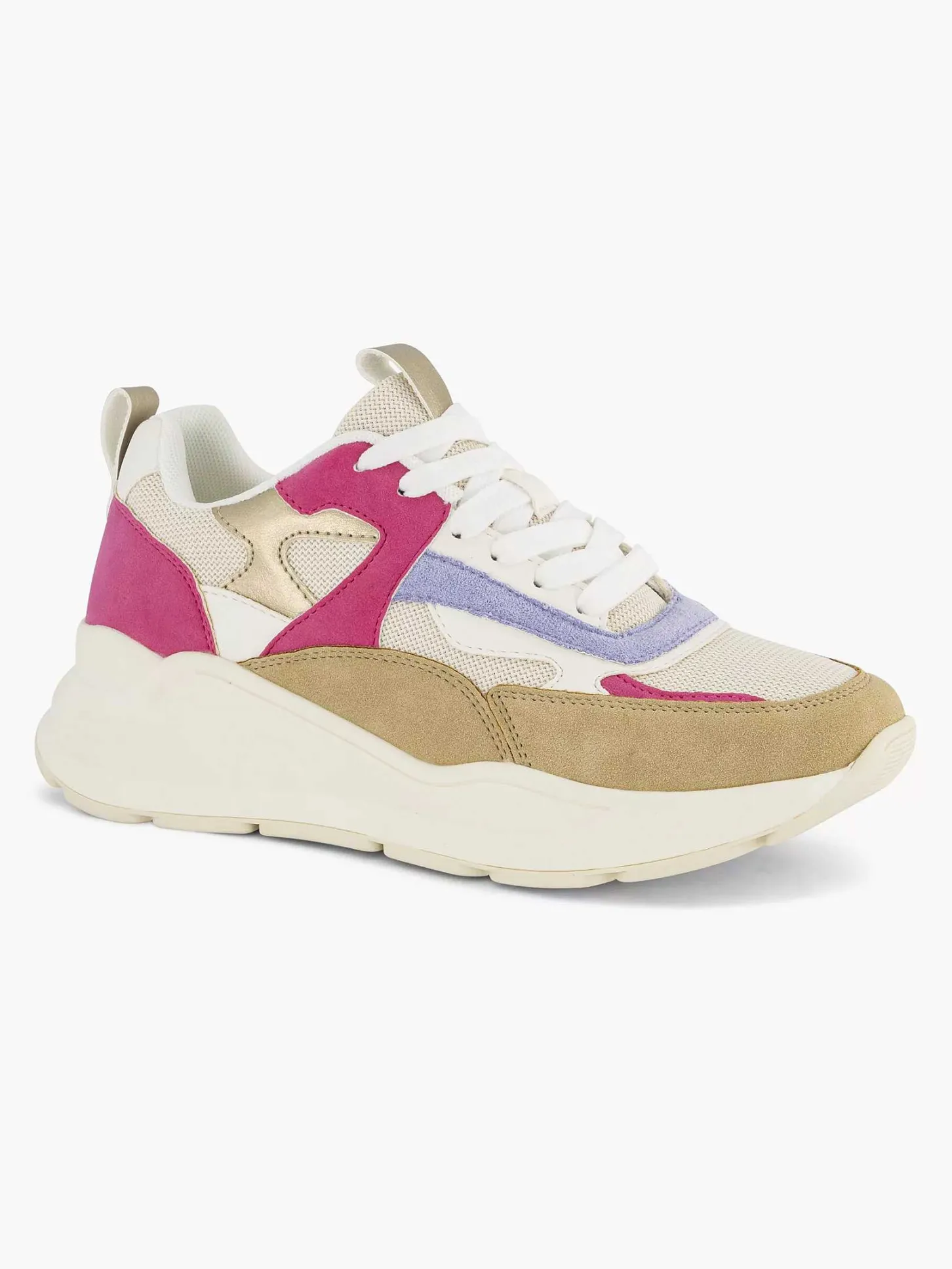 New Beige Chunky Sneaker Dames Sneakers