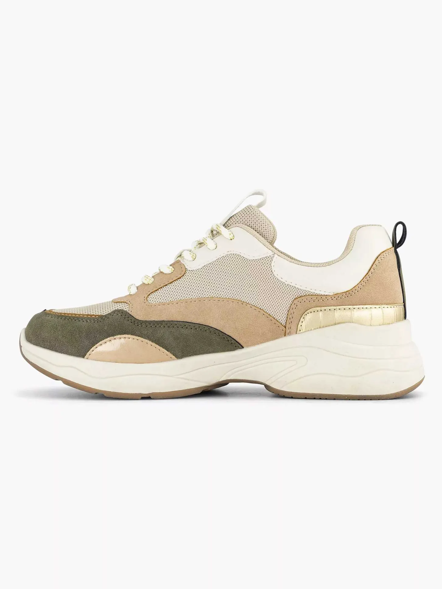 Online Beige Chunky Sneaker Dames Sneakers