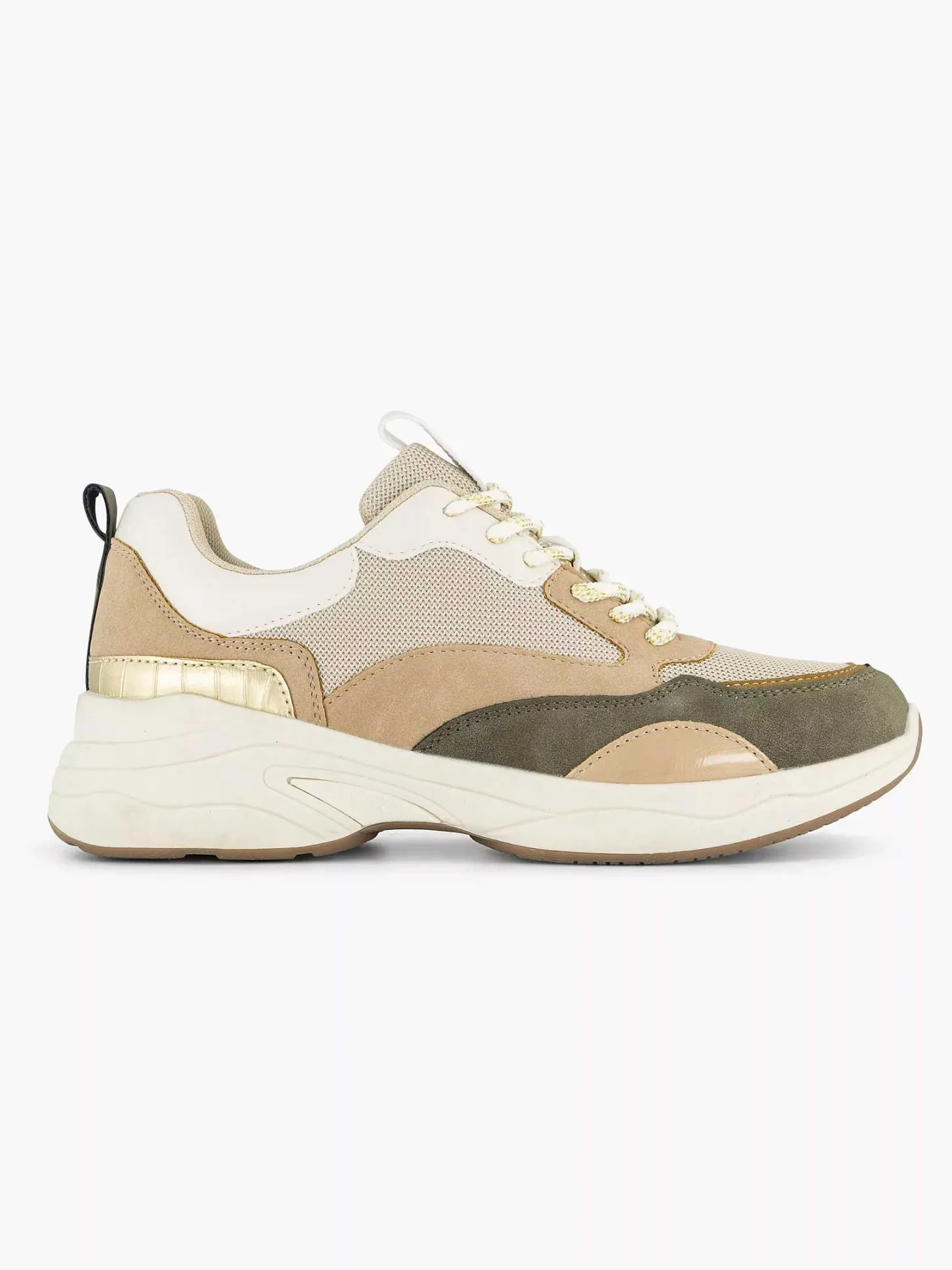 Online Beige Chunky Sneaker Dames Sneakers
