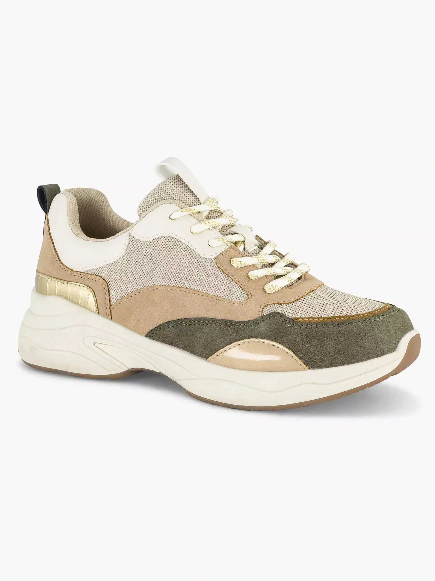 Online Beige Chunky Sneaker Dames Sneakers