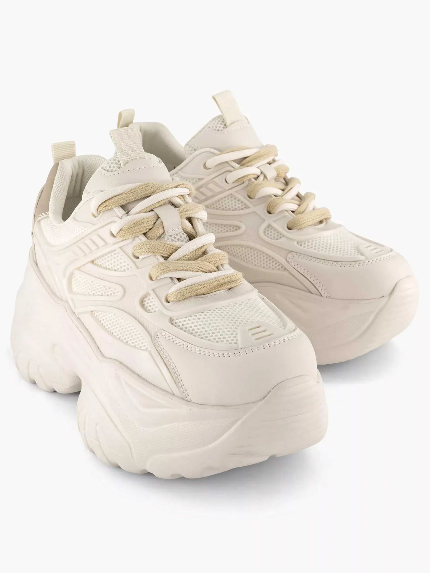 Best Beige Chunky Sneaker Dames Sneakers