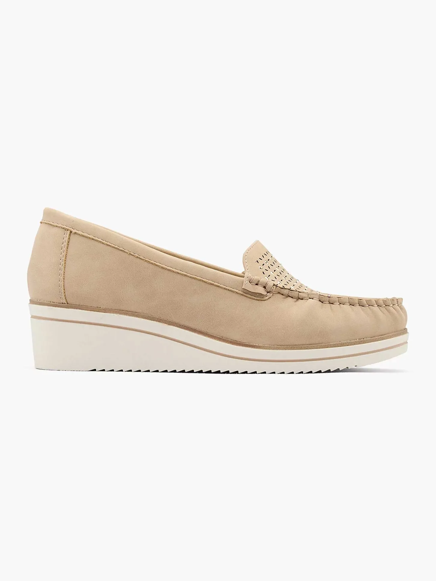 Clearance Beige Comfort Instapper Dames Comfort Schoenen
