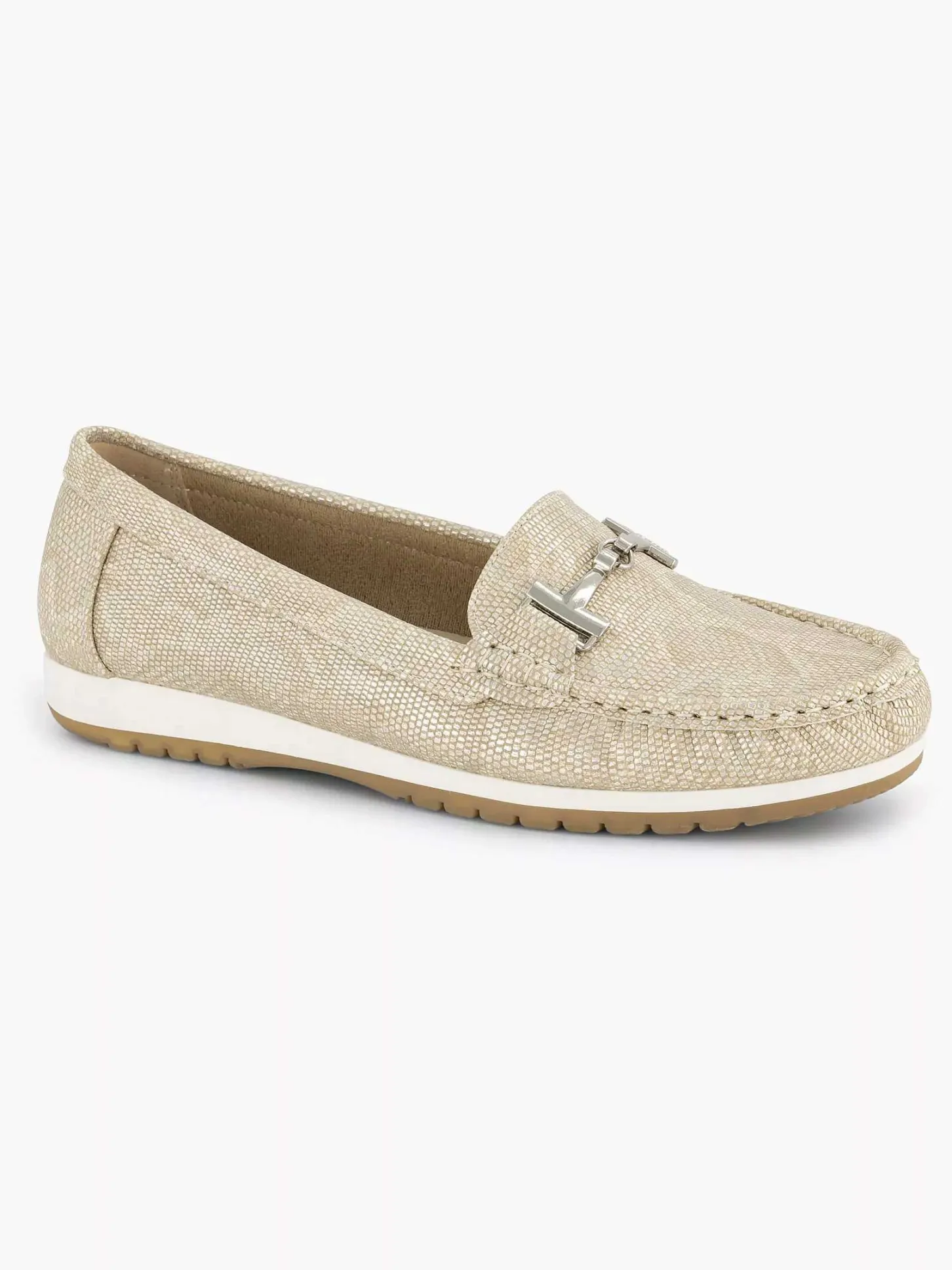 Sale Beige Comfort Instapper Dames Comfort Schoenen