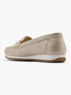 Sale Beige Comfort Instapper Dames Comfort Schoenen