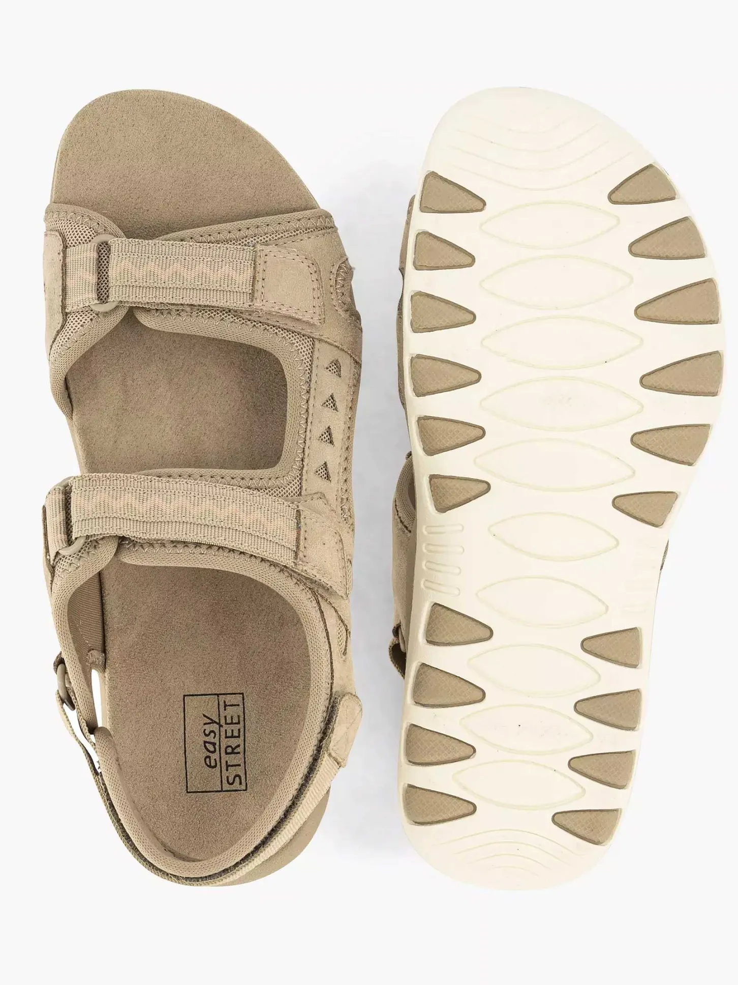 Hot Beige Comfort Sandaal Dames Comfort Schoenen
