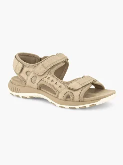 Hot Beige Comfort Sandaal Dames Comfort Schoenen
