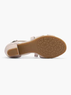 Discount Beige Comfort Sandaal Dames Sandalen