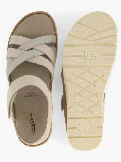 Sale Beige Comfort Sandaal Dames Comfort Schoenen