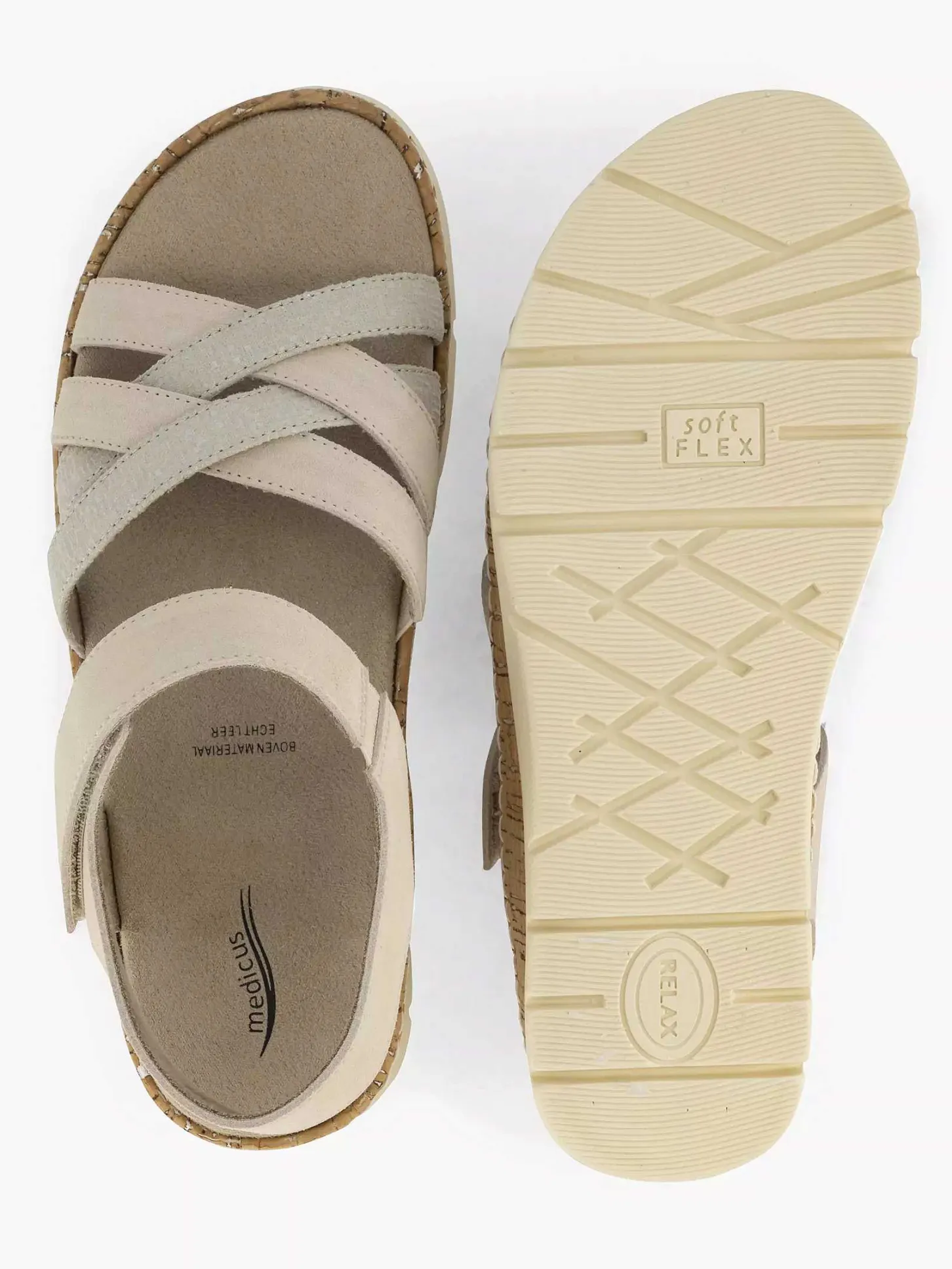Sale Beige Comfort Sandaal Dames Comfort Schoenen