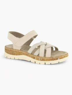 Sale Beige Comfort Sandaal Dames Comfort Schoenen