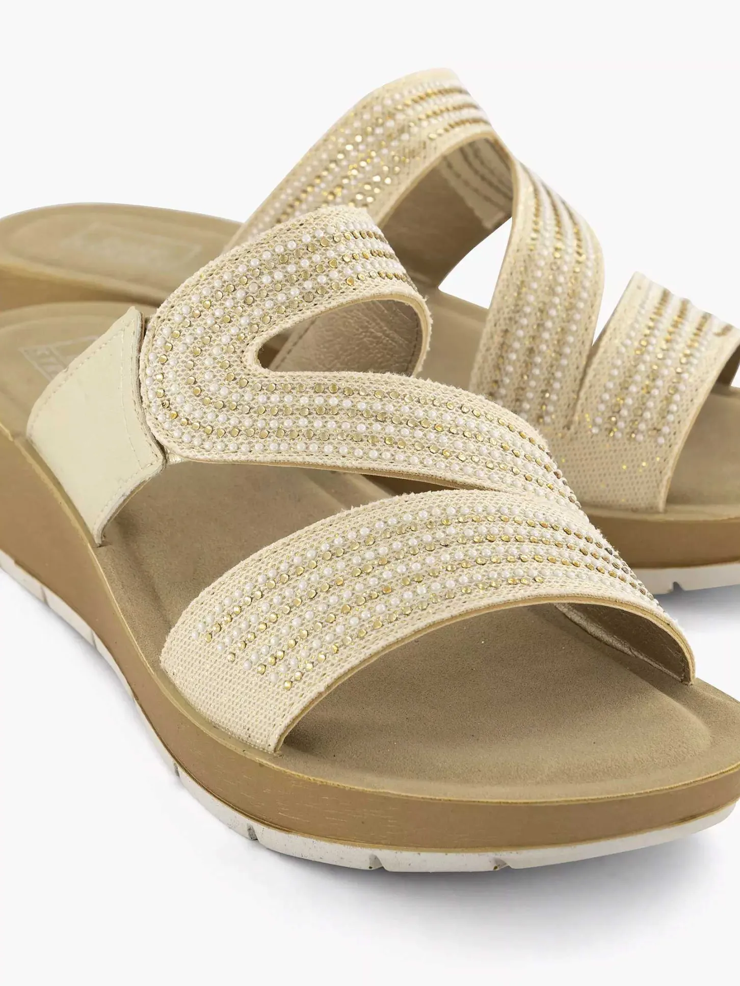 New Beige Comfort Slipper Dames Comfort Schoenen