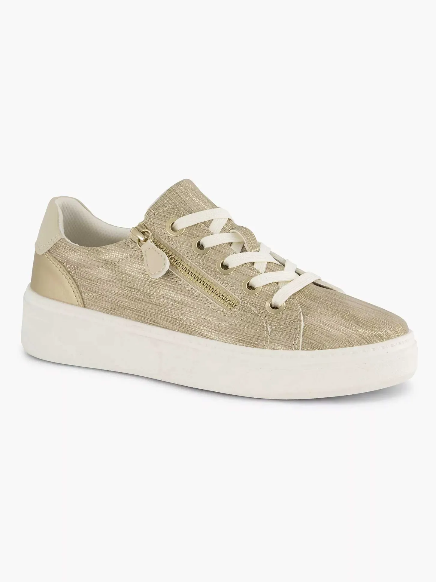 Beige Comfort Sneaker Dames Comfort Schoenen