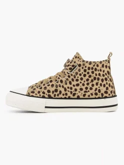 Online Beige Hoge Canvas Sneaker Kinderen Babyschoenen