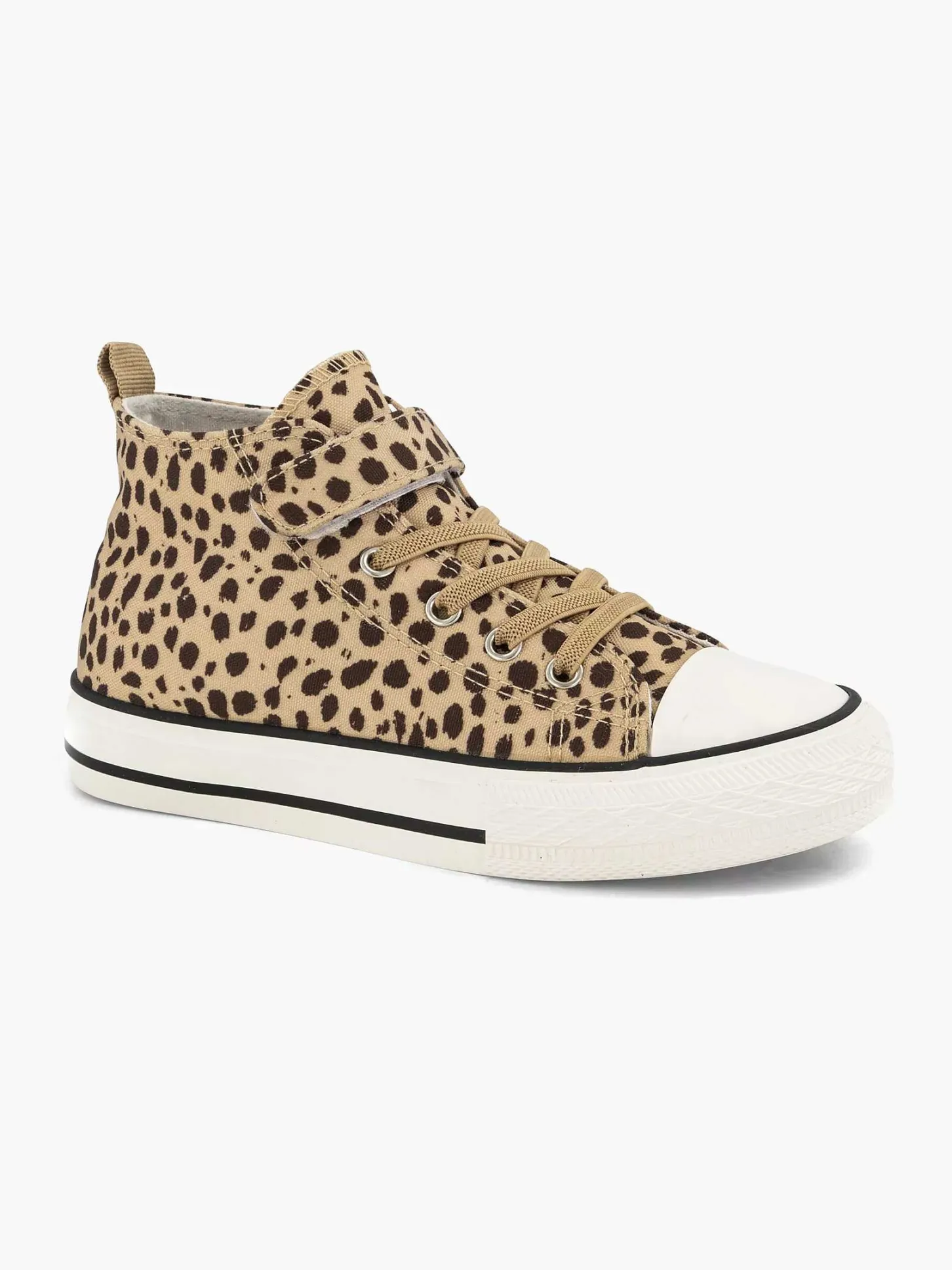 Online Beige Hoge Canvas Sneaker Kinderen Babyschoenen