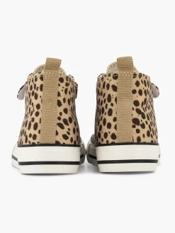 Online Beige Hoge Canvas Sneaker Kinderen Babyschoenen