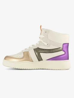 Hot Beige Hoge Sneaker Dames Sneakers