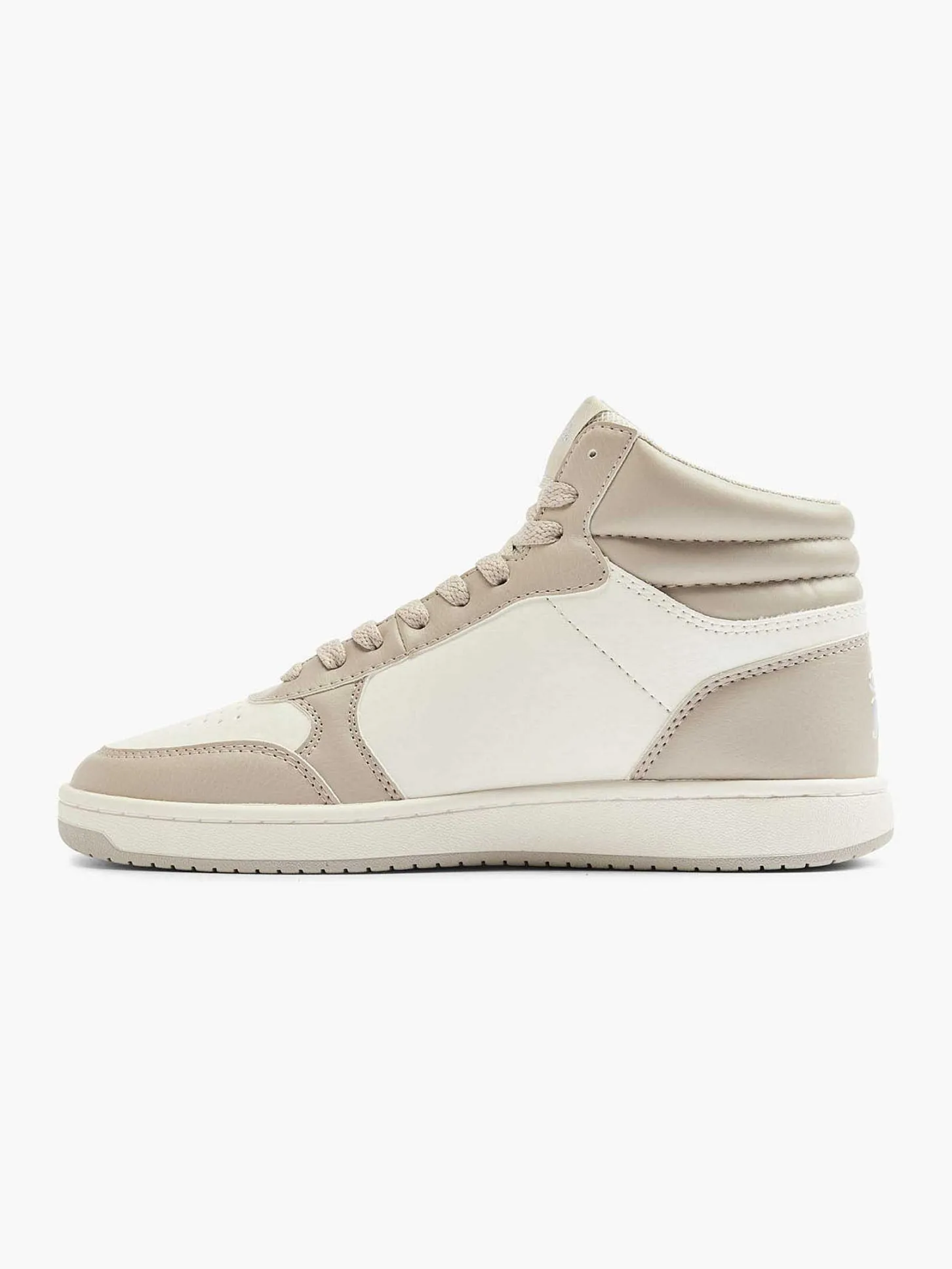 Online Beige Hoge Sneaker Dames Sneakers