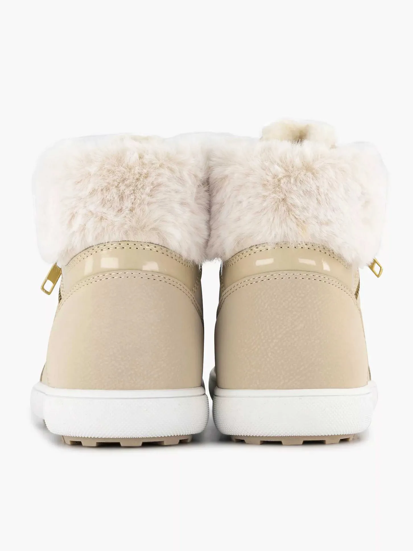 Clearance Beige Hoge Sneaker Dames Sneakers