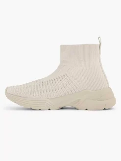 Discount Beige Hoge Sneaker Dames Sneakers