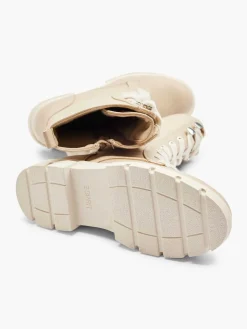 Hot Beige Hoge Veterboot Kinderen Jongensschoenen