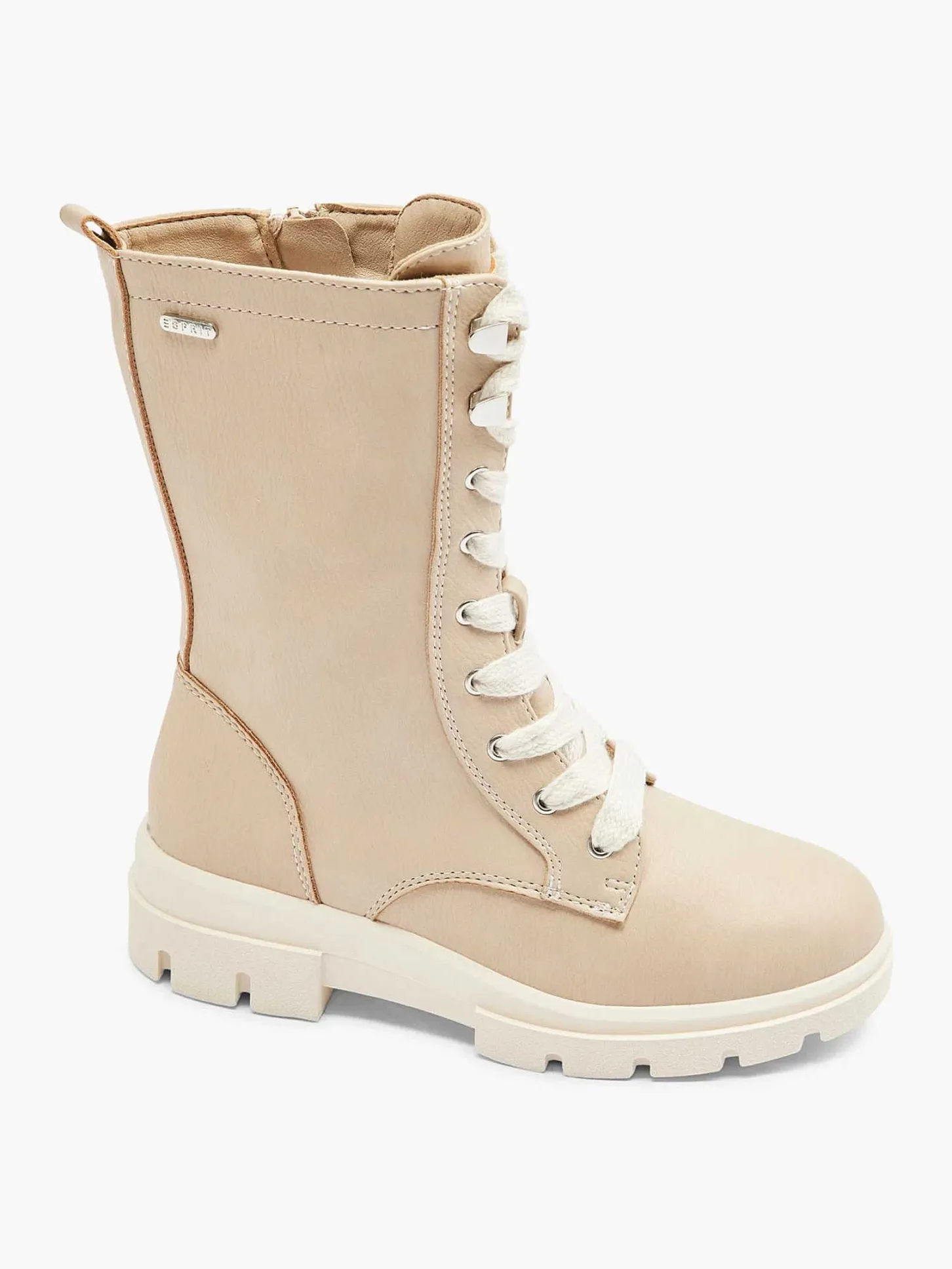 Hot Beige Hoge Veterboot Kinderen Jongensschoenen