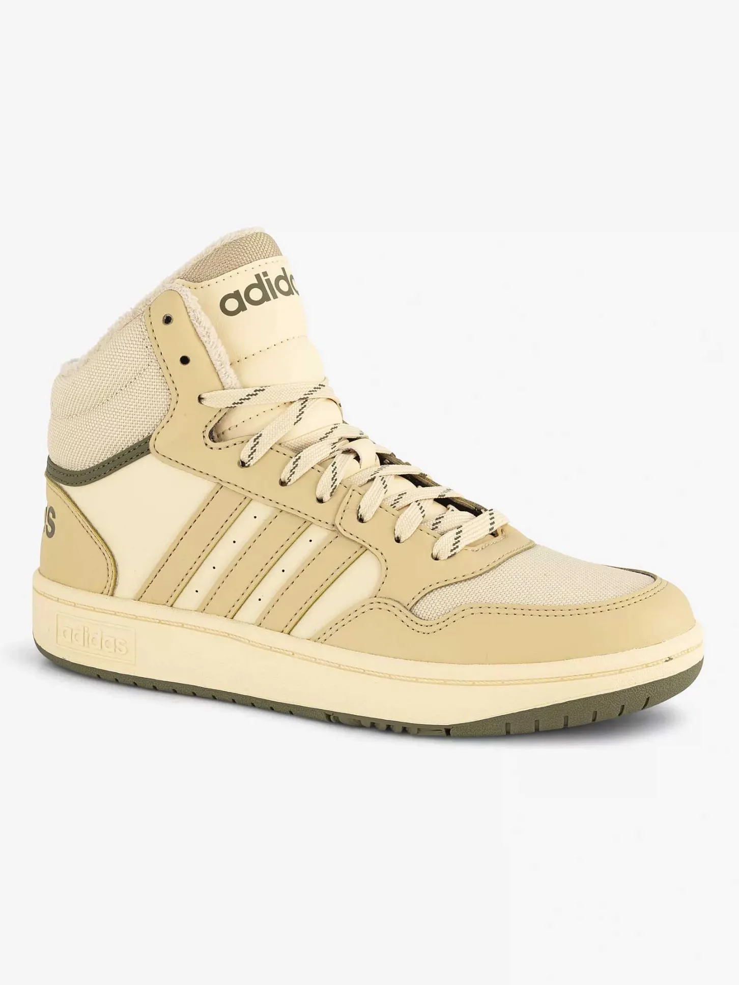 New Beige Hoops Mid 3.0 K Kinderen Jongensschoenen