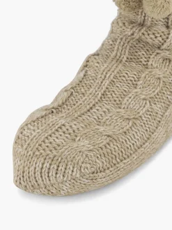Discount Beige Huissok 36-41 Dames Sokken