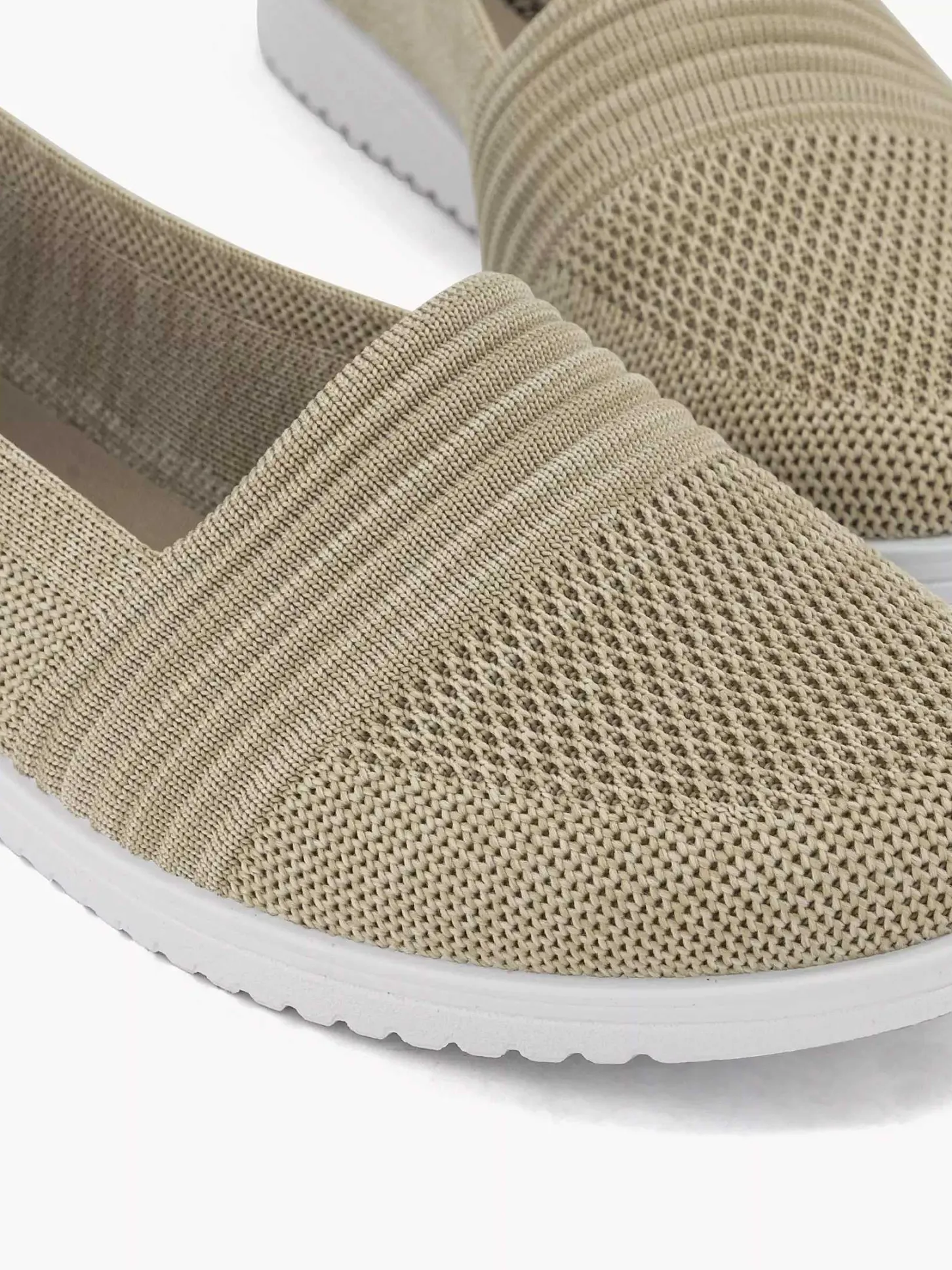 Outlet Beige Instapper Dames Instappers