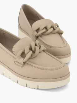 Hot Beige Instapper Dames Comfort Schoenen