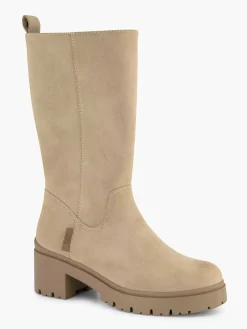 Beige Lange Laars Kinderen Jongensschoenen