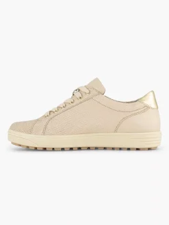 Online Beige Leren Sneaker Dames Sneakers