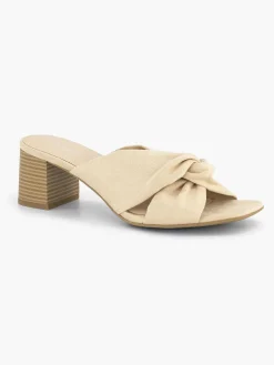 Sale Beige Muiltje Knoop Dames Sandalen