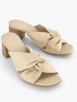 Sale Beige Muiltje Knoop Dames Sandalen