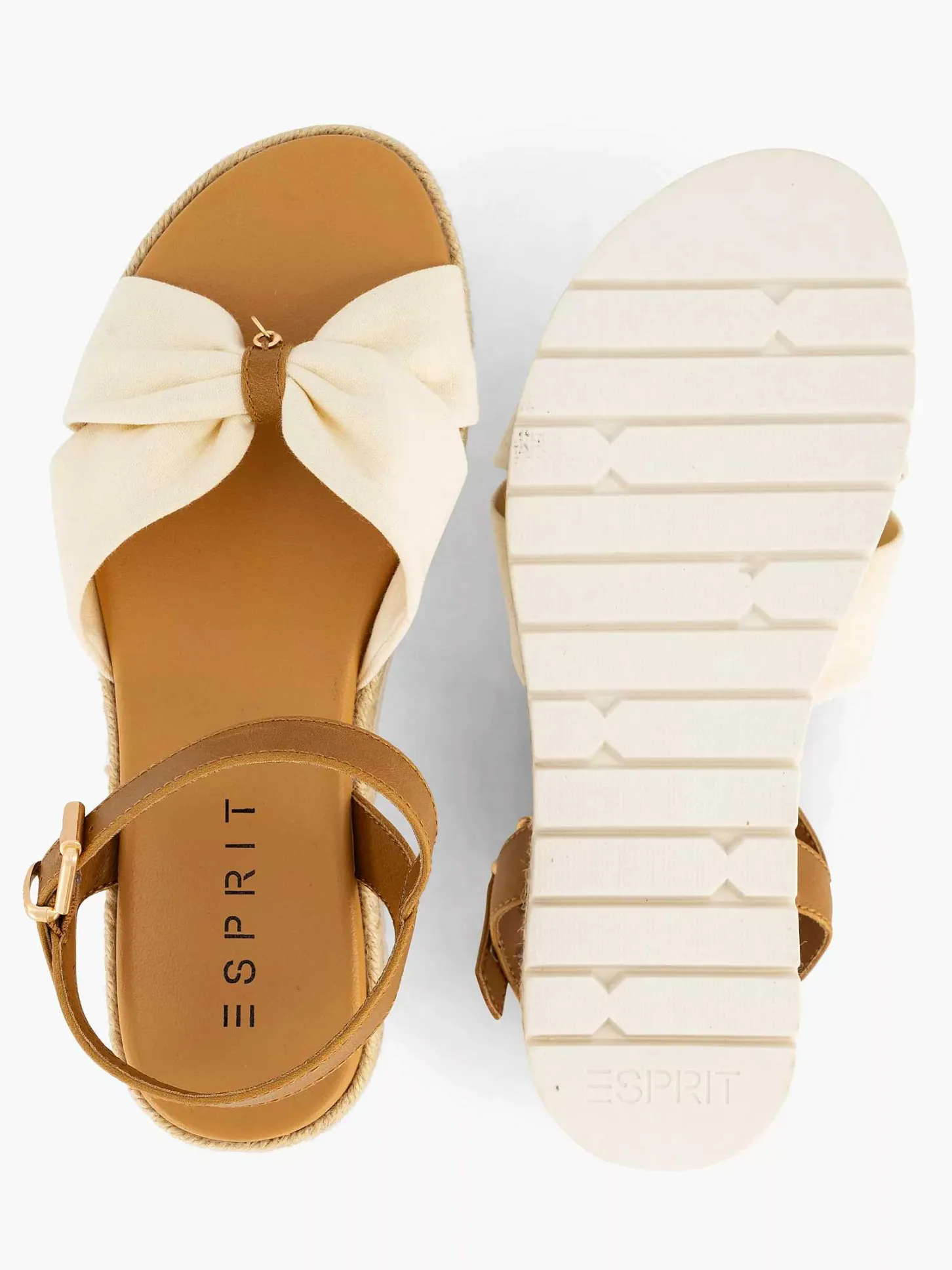 Beige Platform Sandaal Dames Sandalen