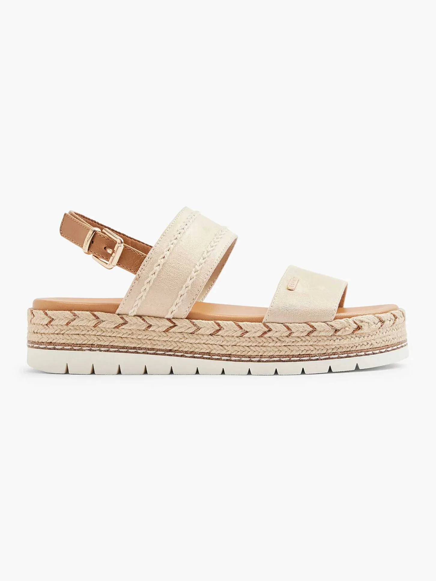 Sale Beige Platform Sandaal Dames Sandalen