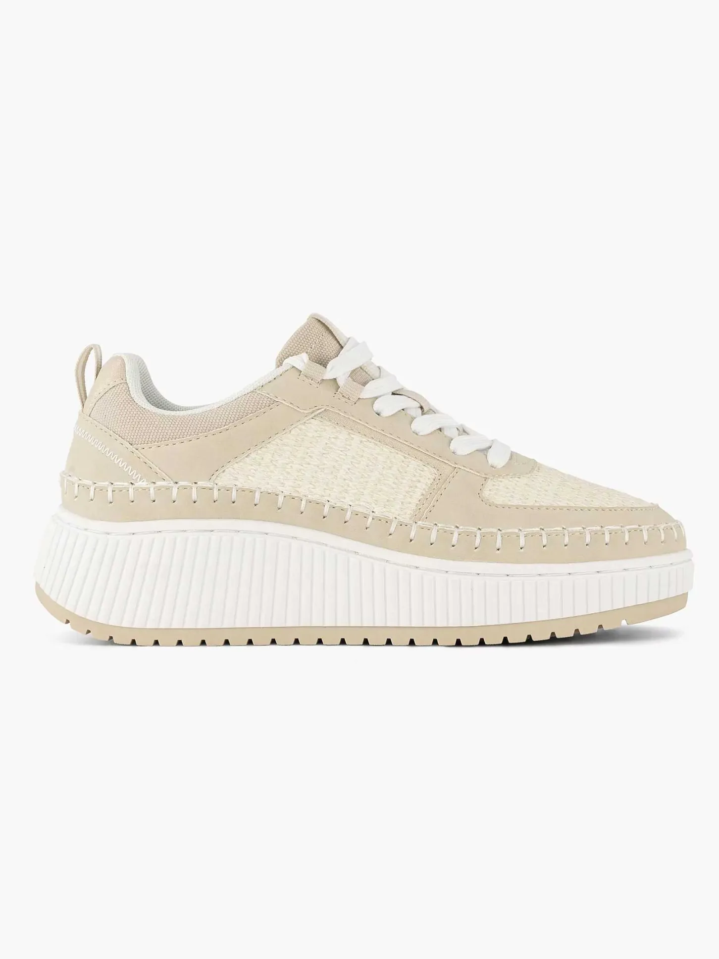 Hot Beige Platform Sneaker Dames Sneakers