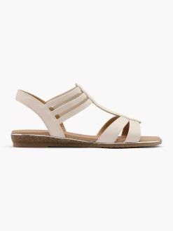 Discount Beige Sandaal Dames Sandalen