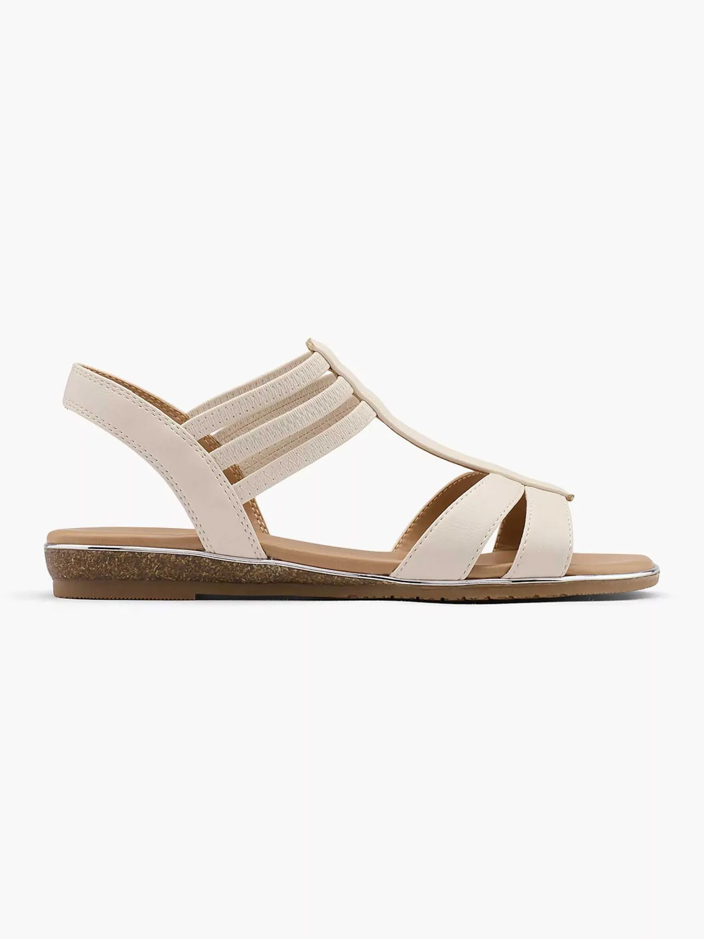 Discount Beige Sandaal Dames Sandalen