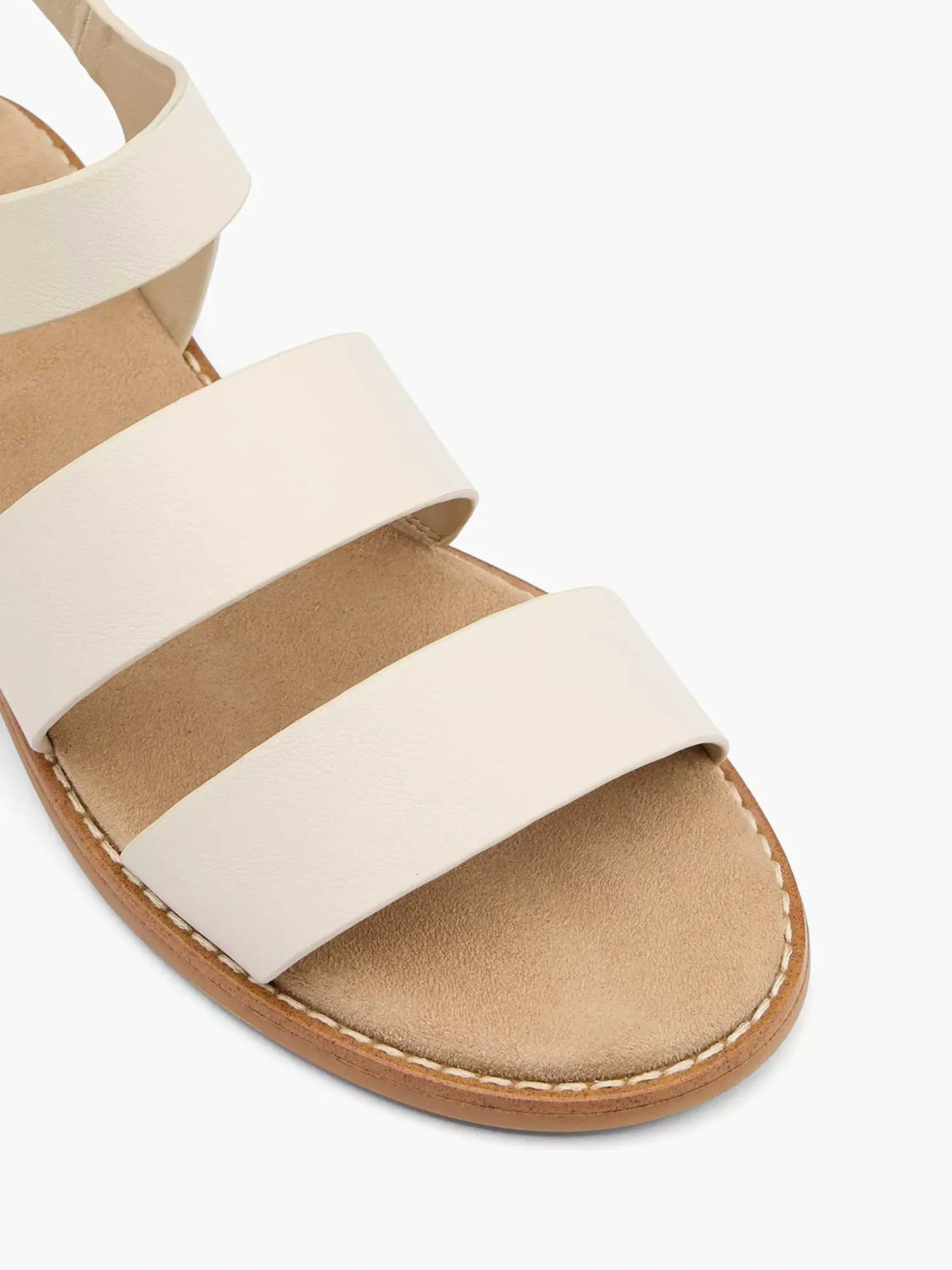 Outlet Beige Sandaal Dames Sandalen