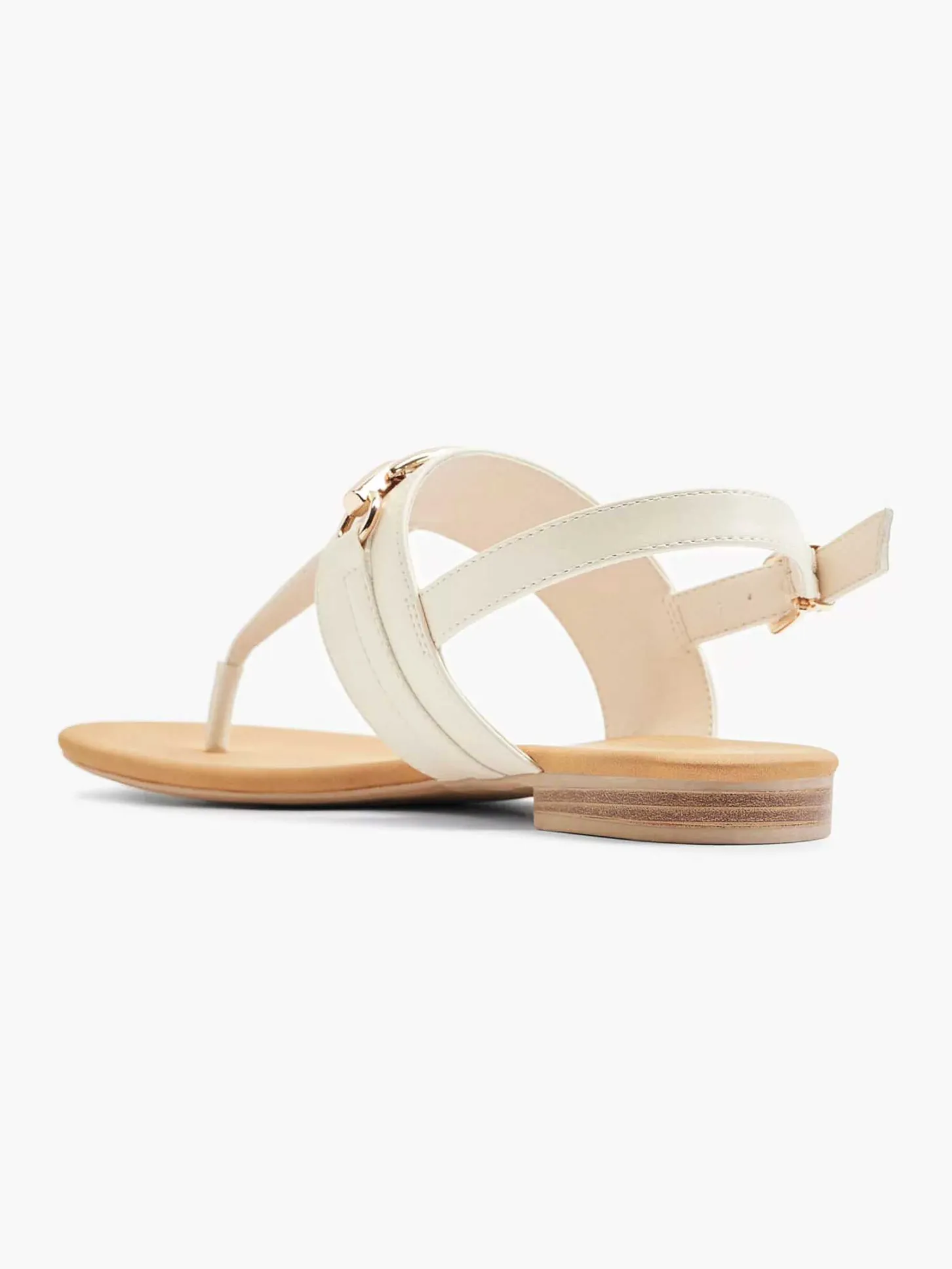 New Beige Sandaal Sierketting Dames Sandalen