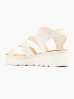 Discount Beige Sandalette Dames Sandalen