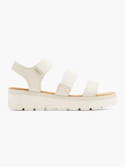 Discount Beige Sandalette Dames Sandalen