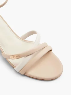 Clearance Beige Sandalette Dames Sandalen