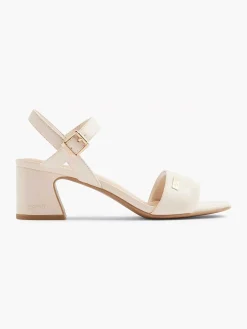 Outlet Beige Sandalette Dames Sandalen