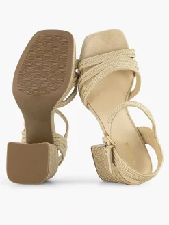 Hot Beige Sandalette Dames Sandalen