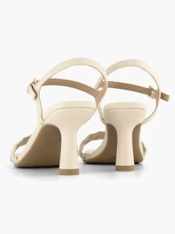 Clearance Beige Sandalette Gevochten Dames Sandalen