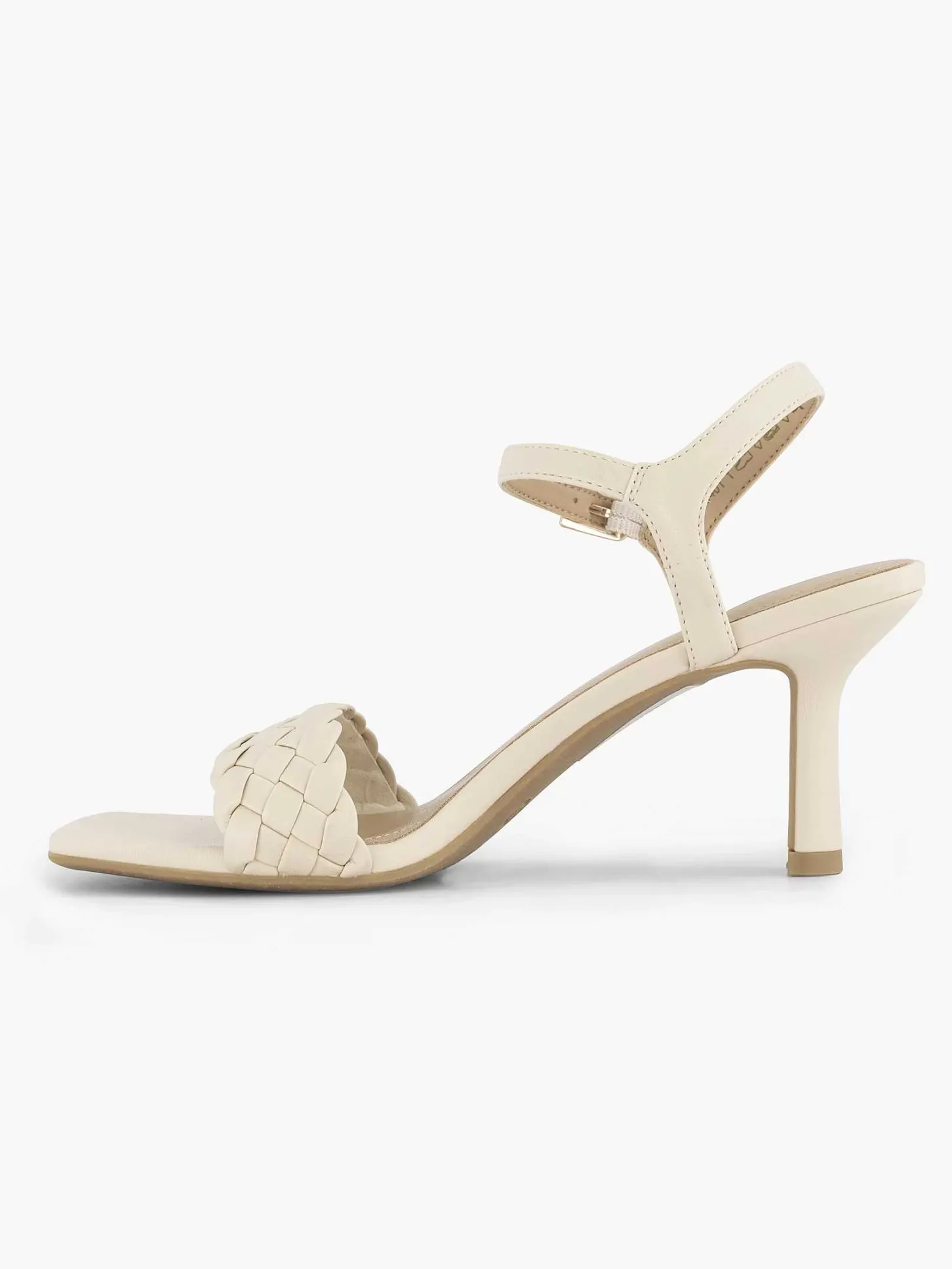 Clearance Beige Sandalette Gevochten Dames Sandalen