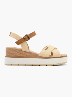 Online Beige Sandalette Sleehak Dames Sandalen